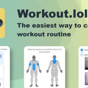 Workout.lol | The easiest way to create a workout routine