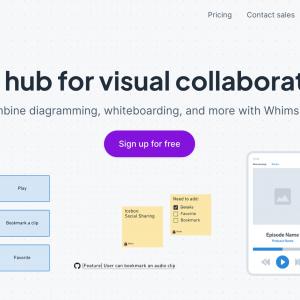 Whimsical. Un outil de collaboration visuelle pour créer des cartes mentales