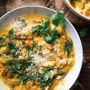 Soupe Crémeuse de Gnocchi Vegan