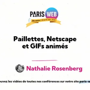 Paillettes, Netscape et GIFs animés