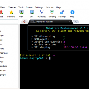 MobaXterm free Xserver and tabbed SSH client for Windows