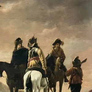 Two riders were approaching