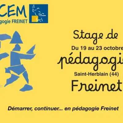 Un stage pour découvrir et approfondir la pédagogie Freinet