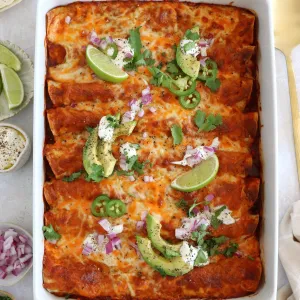 Enchiladas végétariennes aux haricots noirs