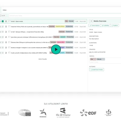 LinTO Studio sort de sa bêta : l’IA open source qui automatise la prise de notes