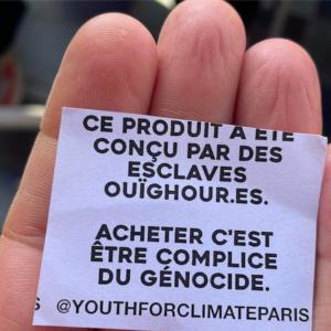 « Ce produit a été conçu par des esclaves » : aux Primark et Zara de Strasbourg, des étiquettes alertent les clients