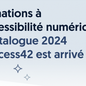 Formations à l’accessibilité numérique : le catalogue 2024 d’Access42 est arrivé !