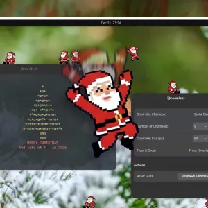 Add a Roaming Pixel Santa to Your Ubuntu Desktop for Christmas
