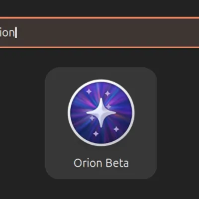 Orion for Linux beta update lets you customise the toolbar