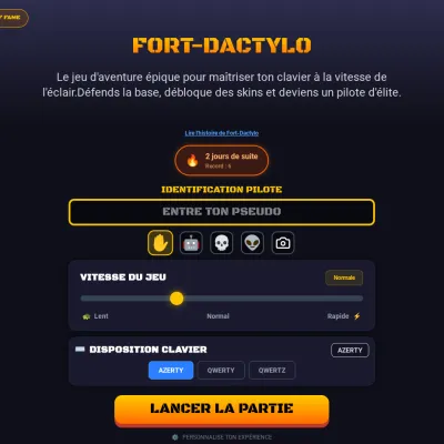 Fort Dactylo : Un jeu de dactylographie gratuit qui ne laisse aucun élève sur le bord du clavier