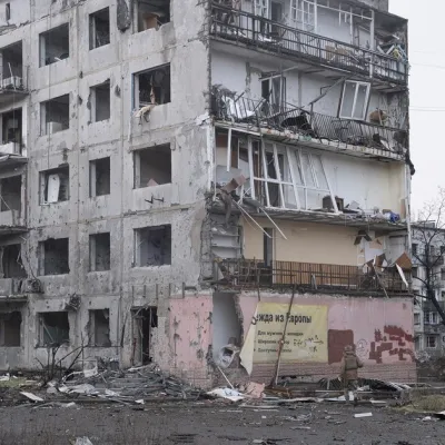 Dans la région de Donetsk, l’Ukraine dans la peau