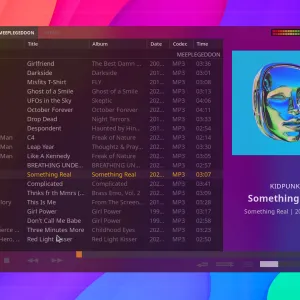 Tauon Music Player Adds Slick Transparency Mode for Linux