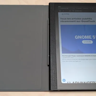 348 grammes et écran mat : que penser de la tablette Huion Note E comme carnet numérique ?