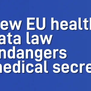 New EU health data law endangers medical secrecy