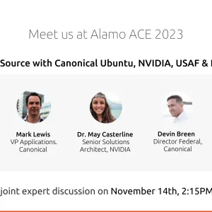 Meet the Canonical Federal and DOD team at Alamo Ace 2023