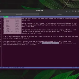 Microsoft’s New CLI Text Editor Works Great on Ubuntu
