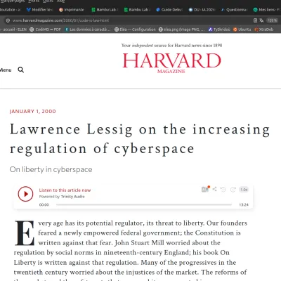Code is law - de Lawrence Lessig