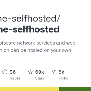 GitHub - awesome-selfhosted/awesome-selfhosted: A list of Free Software network services and web applications which can be hosted on your own servers