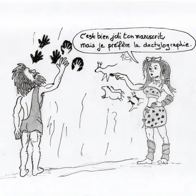 D : « Dactylographié » ? J’imprime pas !