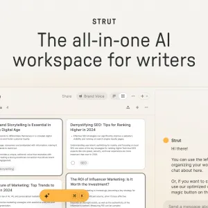 Strut — The all-in-one AI workspace for writing