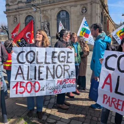 Bordeaux : au collège Aliénor, la crise des remplacements inquiète les familles