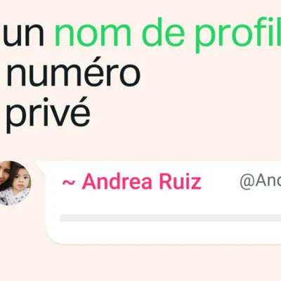 ☕️ Des noms de profil dans WhatsApp, pour éviter de donner son numéro de téléphone