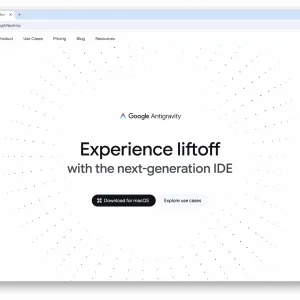 The Google Antigravity website, rebuilt with Modern CSS