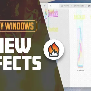 4 New Effects Added to ‘Burn My Windows’ GNOME Extension