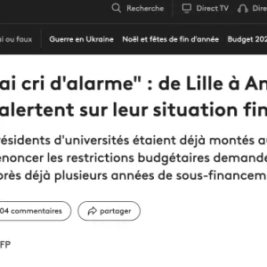 Regarde les universités crever. Regarde bien.