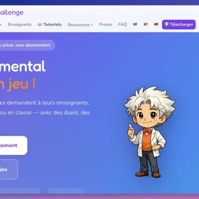 Calcul Mental Challenge : Appli gratuite de calcul mental du CE1 au lycée