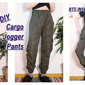 DIY Cargo Jogger Pants / BTS Inspired Outfits / MEN'S CLOTHES / ファッション / 옷만들기 / COSTURAㅣmadebyaya