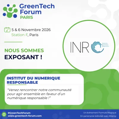 L’INR partenaire du GreenTech Forum 2026 !
