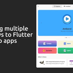 Bringing multiple windows to Flutter desktop apps