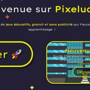 Pixeludo. Des jeux gratuits en ligne pour apprendre en s’amusant ( site de prof )
