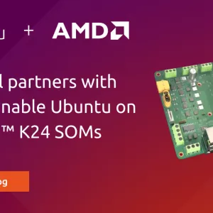 Canonical partners with AMD to enable Ubuntu on AMD Kria™ K24 SOMs