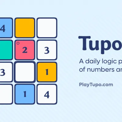 Tupo · A daily sudoku-style logic puzzle with a twist