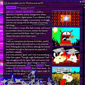 full itch CSS themes (for all of my game pages) by alienmelon