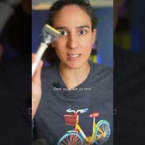 Le rasoir rend les poils piquants ? Rasoir VS épilateur ⚡ pt 2 #shorts