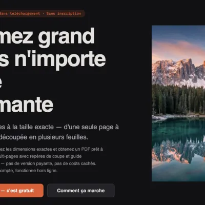 GridPrint : imprimer une image à taille réelle, au centimètre près, avec une simple imprimante A4