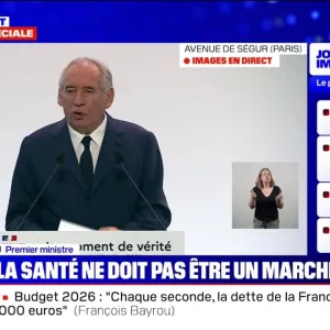 Mon Espace santé: François Bayrou veut s'appuyer sur l'intelligence artificielle pour "faire des pas de géant au diagnostic et à l'aggravation des infections"