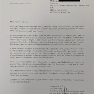 Christelle Morançais, la région, les étudiantes, les universités.