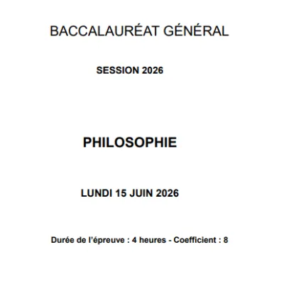 ANALYSE du sujet du bac de philosophie 2026 : un cru qui fait face aux vertiges de notre époque