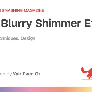 CSS Blurry Shimmer Effect