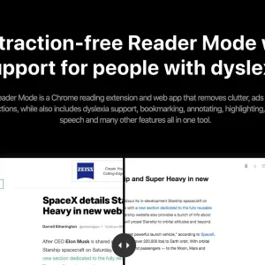Readermode. Personnaliser, adapter et faciliter la lecture d’articles sur le Web pour les DYS