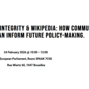 Information Integrity & Wikipedia: How community-governed platforms can inform future policy-making.