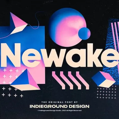 Newake Font | Minimal Sans-Serif Font | Indieground.net