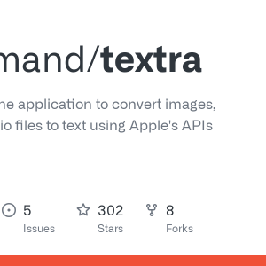 GitHub - freedmand/textra: A command-line application to convert images, PDFs, and audio files to text using Apple's APIs