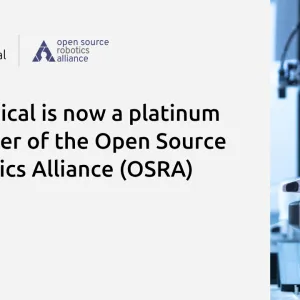 Canonical is now a platinum member in the Open Source Robotics Alliance