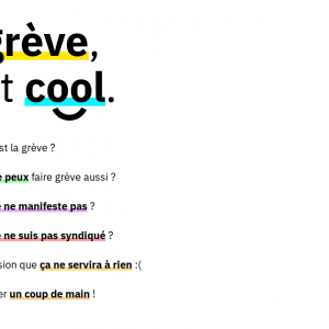La grève, c’est cool !