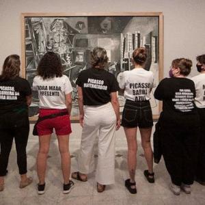 Une manifestation dénonce les agissements de Picasso envers les femmes